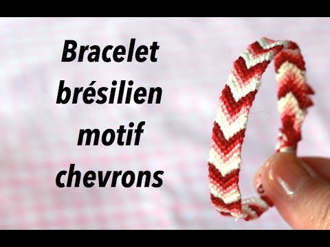 DIY : Bracelet brésilien motif chevrons ✨ Marion Blush