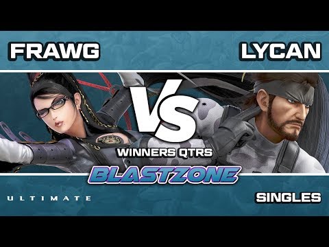 PSG Blastzone: Lycan (Snake) vs Frawg (Bayonetta/Mii Gunner) - Winners Qtrs