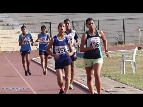 YOUTH GIRL'S  5000m RACE WALK FINAL. 14th NATIONAL YOUTH ATHLETICS CHAMPIONSHIP-2017