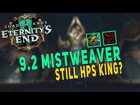 9.2 Mistweaver Monk Still HPS King? Double Legendaries & Mythic Raid Gameplay (Lihuvim) | WoW