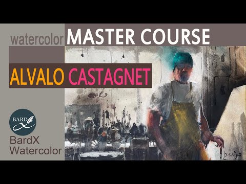 watercolor master course_Alvaro Castagnet#art #watercolorpainting#watercolortutorial#drawingtutorial
