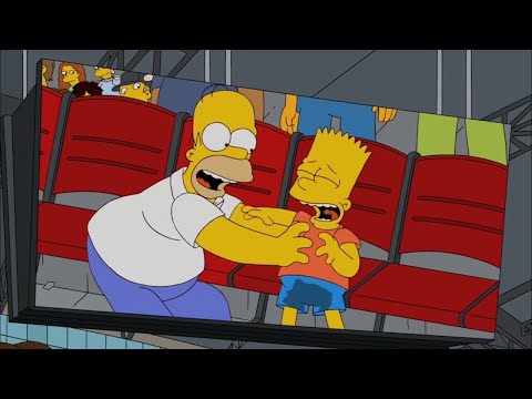 Bart Simpson pees his pants