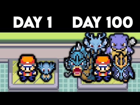 I Survived 100 Days As A Water Gym Leader In This Pokemon Game