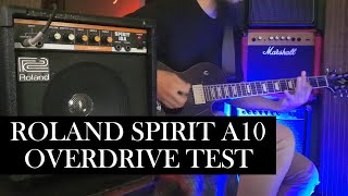 Video thumbnail for Roland Spirit 10A | Amp Test by The Rolling Store