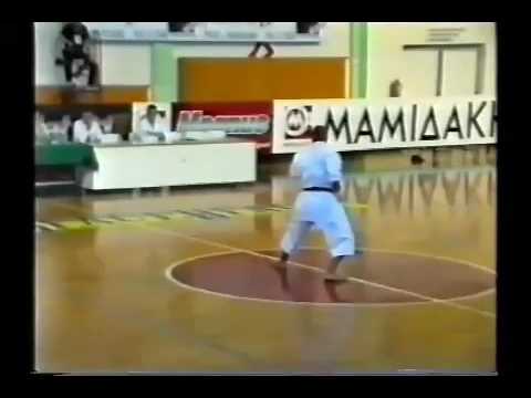 Panikos Aravis 4th degree black belt JKA Karate exams in Greece 1996.