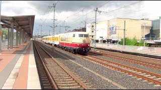 preview picture of video 'BR 103 222 mit Messzug in Siegburg/Bonn am 14.04.14'