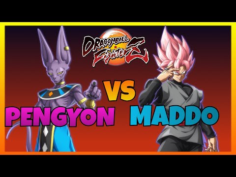 DBFZ - PENGYON vs MADDO gameplays (Gogeta Blue, Zamasu, Beerus vs Super Baby 2, Gold Black, Trunks)