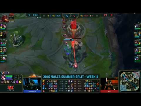 CLG vs Phoenix1 Game 2 Highlights   NA LCS Week 4 Day 3 Summer 2016   CLG vs P1 G2