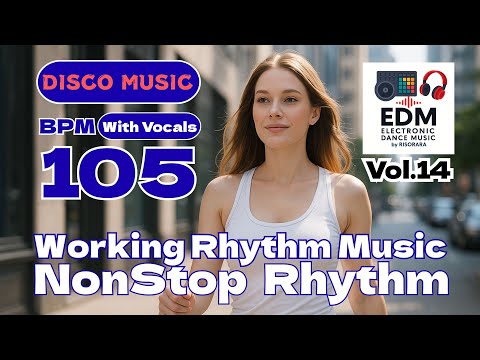 🎵105 BPM 105  Walking Music Step Aerobics Music 105 | Glute-Focused Cardio & Smart Fat-Burning Disco