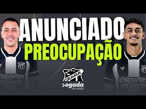 Últimas notícias do Ceará: mais reforços, centroavante anunciado e lesão preocupante