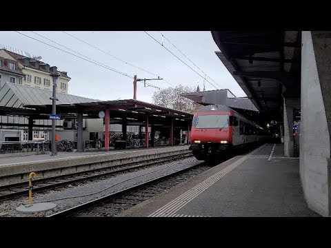 IR 37 Zurich - Basel SBB porneste din statia Zurich de la linia 17