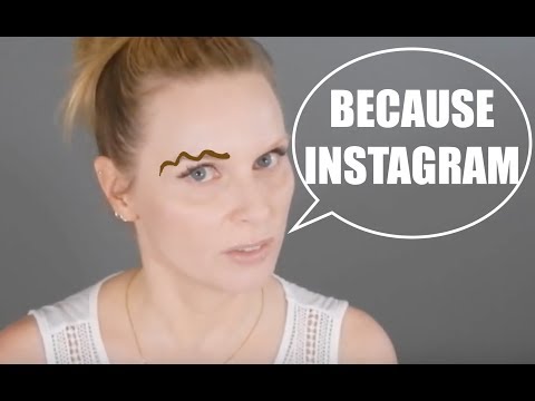 Wavy Eyebrow Trend BECAUSE INSTAGRAM | skip2mylou Video