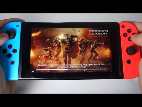 Modern Combat Blackout Nintendo Switch gameplay