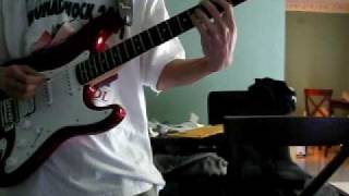 ZONE 空想と現実の夜明け (lead/rhythm guitar cover) Kuusou to Genjitsu no Yoake