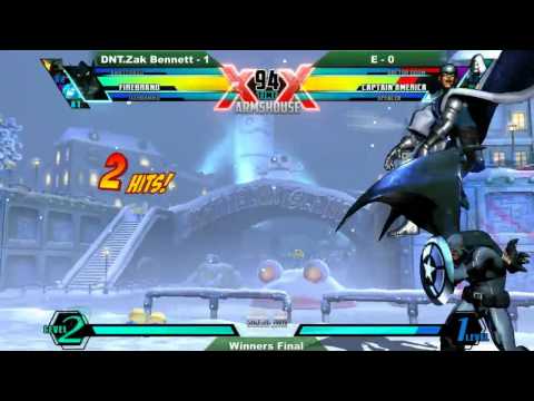 DNT.Zak Bennett vs E - UMVC3 winners final SS Qualifier