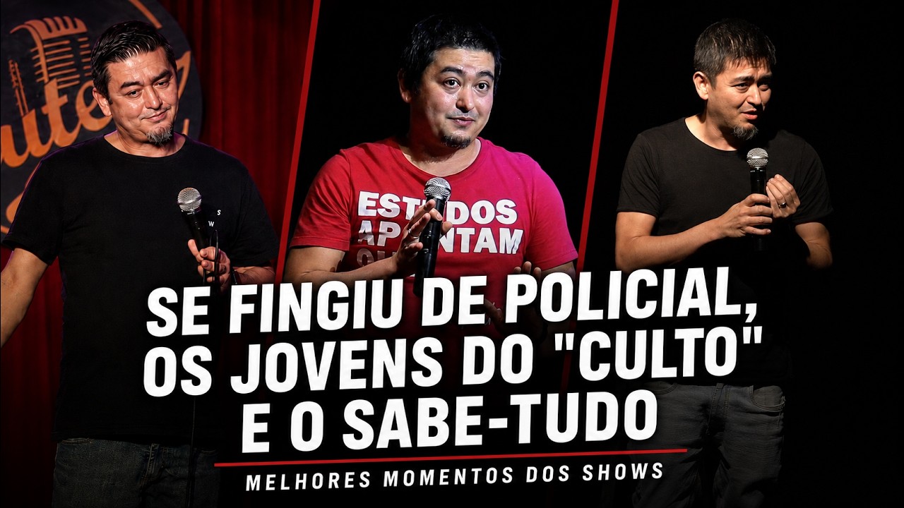 O CARA SE FINGIU DE POLÍCIA E O SABE TUDO | André Santi | Stand Up Comedy