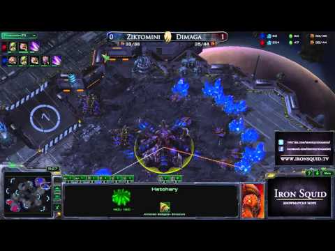 [FR#KOTH 2] Dimaga vs Ziktomini - G2 - Heart of the Swarm (IronSquid)