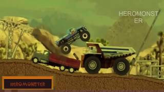 Truck Devastate Cars Go Away /  Truck Monster Games For Kids / Monster Truck vs Car