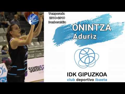 ONINTZA Aduriz -  IDK Gipuzkoa -  2018 / 2019