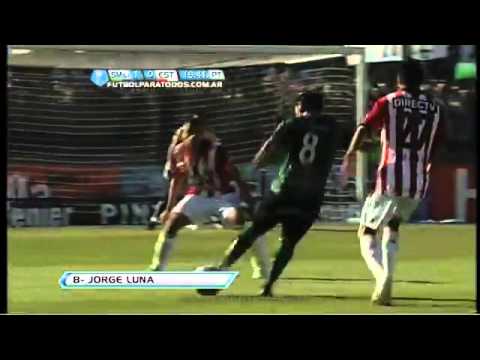 Gol de Luna  San Martín 1   Estudiantes 0  Fecha 18  Torneo Final 2013