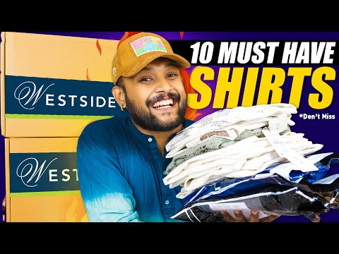 10 Best Must Have Shirts for Summer ???? Westside Shirt Haul Review 2024 | ONE CHANCE