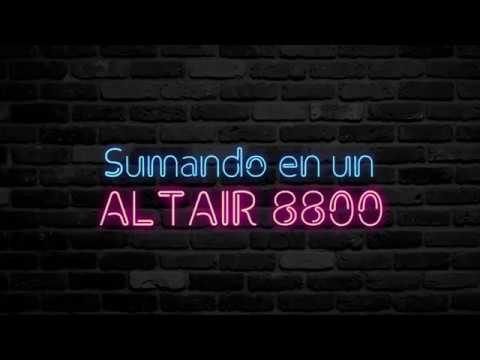 Sumando con un ALTAIR 8800 | Sistemas Digitales