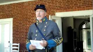 preview picture of video 'Captain Isaac Pipkin addresses Murfreesboro's Townspeople, Oct. 13, 1862'