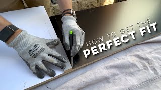 How to Make Pieces Fit Perfectly! (Measure and Scribe at the Same Time)