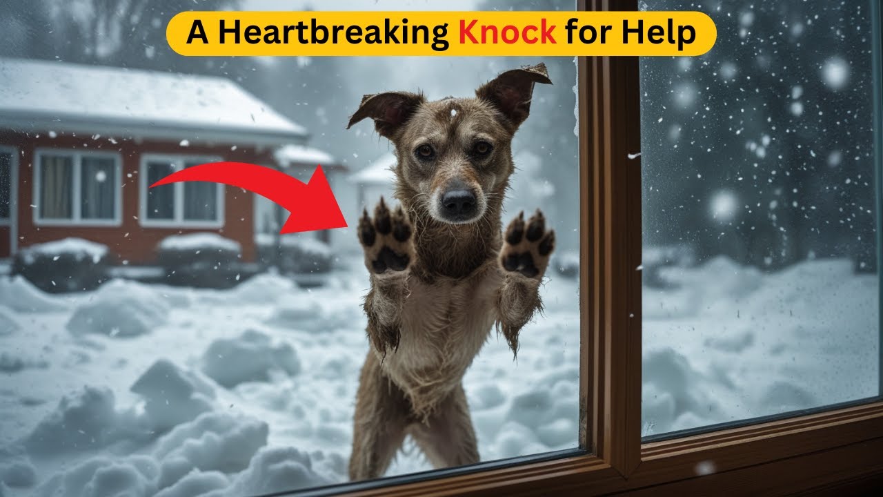 Lost and Cold, a Dog Knocks on a Door, Begging for Survival — You Won’t Believe What Happens Next