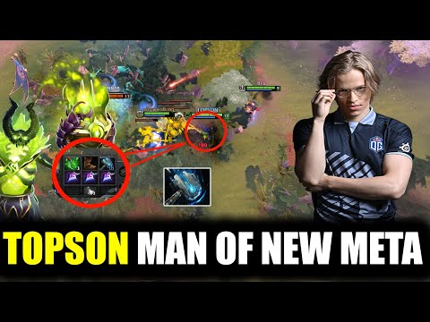 Topson Pugna - First Item Meteor Hammer Build | Dota 2 Pro
