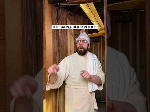 The Sauna Door Police 🤣🚨