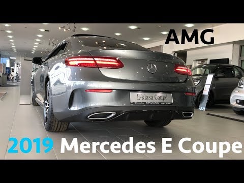 Mercedes E-Class Coupé AMG package 2019 - first look in 4K