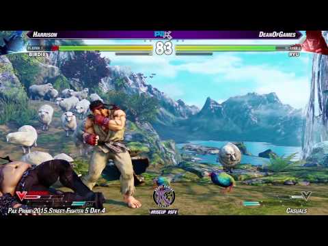 #PAX2015 #SFV Day 4 Casuals - Harrison (BIR) vs DeanOfGames (RYU)