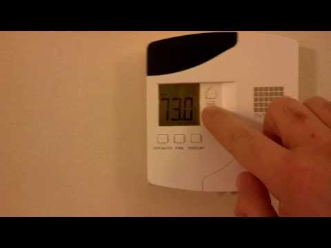 INNCOM hotel thermostat VIP mode