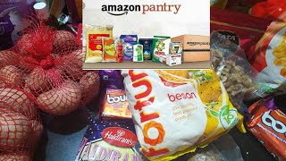 #Amazon Pantry haul 💖 Vegetables , Biscuits, Namkeen, Groceries
