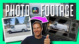 Make A Photo Look Like Footage with VFX! - DaVinci Resolve Tutorial