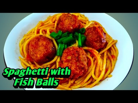 How to Cook Spagetti | Spaghetti with Fish Balls #cookwithme