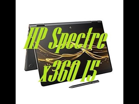 HP Spectre 15-CH000 x360 Convertible 16GB SSD 512GB Win10