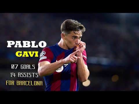 Pablo Gavi All 21 Goals & Assists For Barcelona So Far HD
