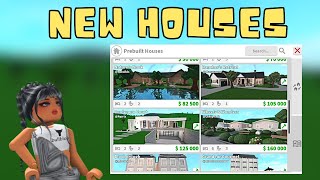 RATING the NEW PRE BUILT HOUSES | Bloxburg MARKETPLACE UPDATE