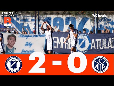 San Martín (B) 2-0 Acassuso | Primera División B | Fecha 13 (Clausura)