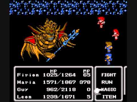 Final Fantasy II NES - The Emperor of Pandemonium - Final Boss