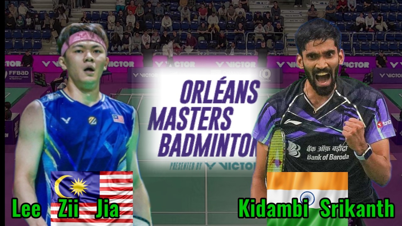 Amazing 🔴 Lee Zii Jia (MAS) vs (IND) Kidambi Srikanth Badminton Orleans Masters