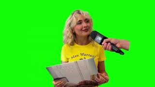 Sabrina Carpenter "they really didn't give a f＊ck about me" green screen