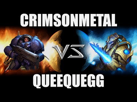 [OmNi4]CrimsonMetal (T) VS queequegg (P) -- Starcraft 2 [LAGTV]