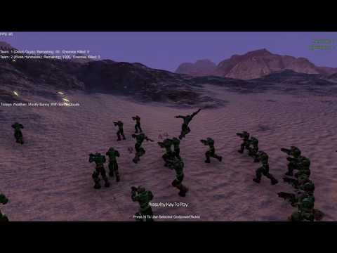 50 Doom Guys (Attack) vs 1,000 Elven Huntresss (Attack)