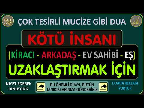 THE MOST EFFECTIVE PRAYER TO DRIVE AWAY - IT DRIVES AWAY BAD PEOPLE.