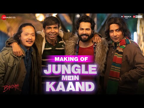 Jungle Mein Kaand - Making | Bhediya | Varun D, Kriti S | Sachin-Jigar,Vishal D,Sukhwinder,Siddharth