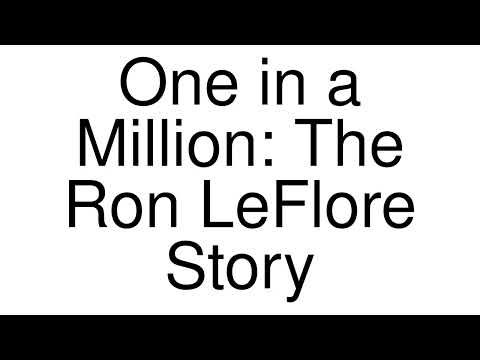 How to Pronounce correctly One in a Million: The Ron LeFlore Story (Movie)