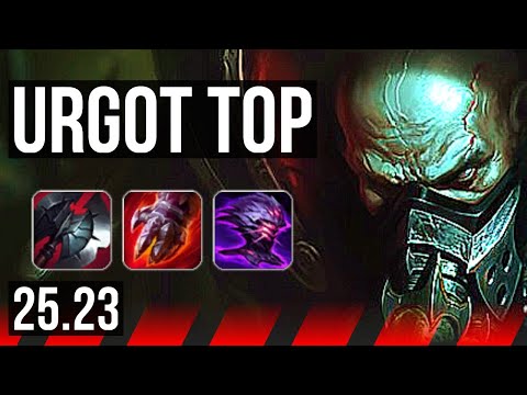 URGOT vs MORDEKAISER (TOP) | 3500+ games | NA Master | 25.23